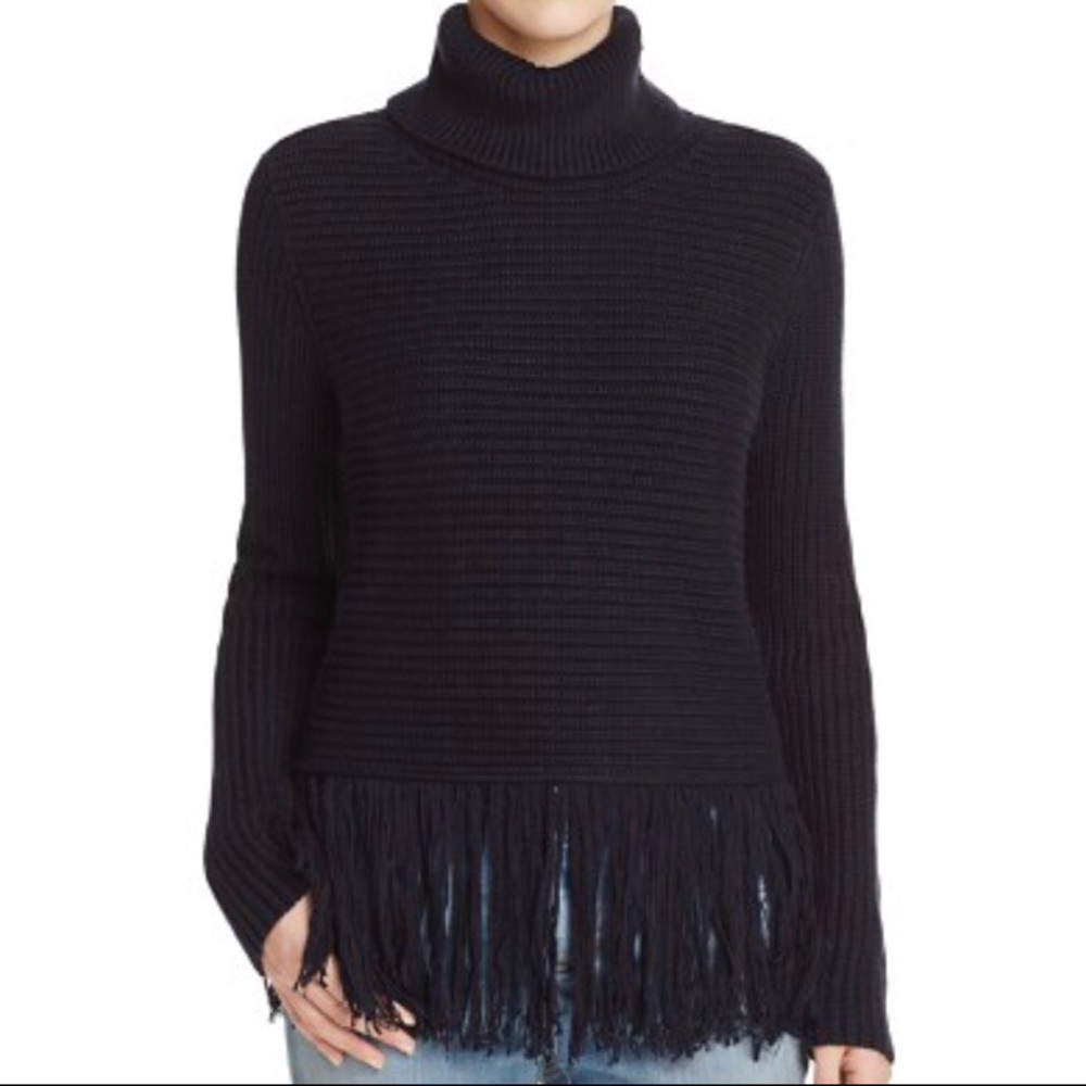 🆕 Michael Kors Black Sweater with Fringe